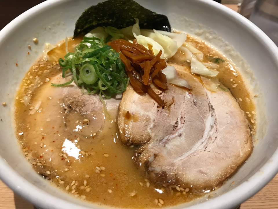 一月限定の味増ラーメン